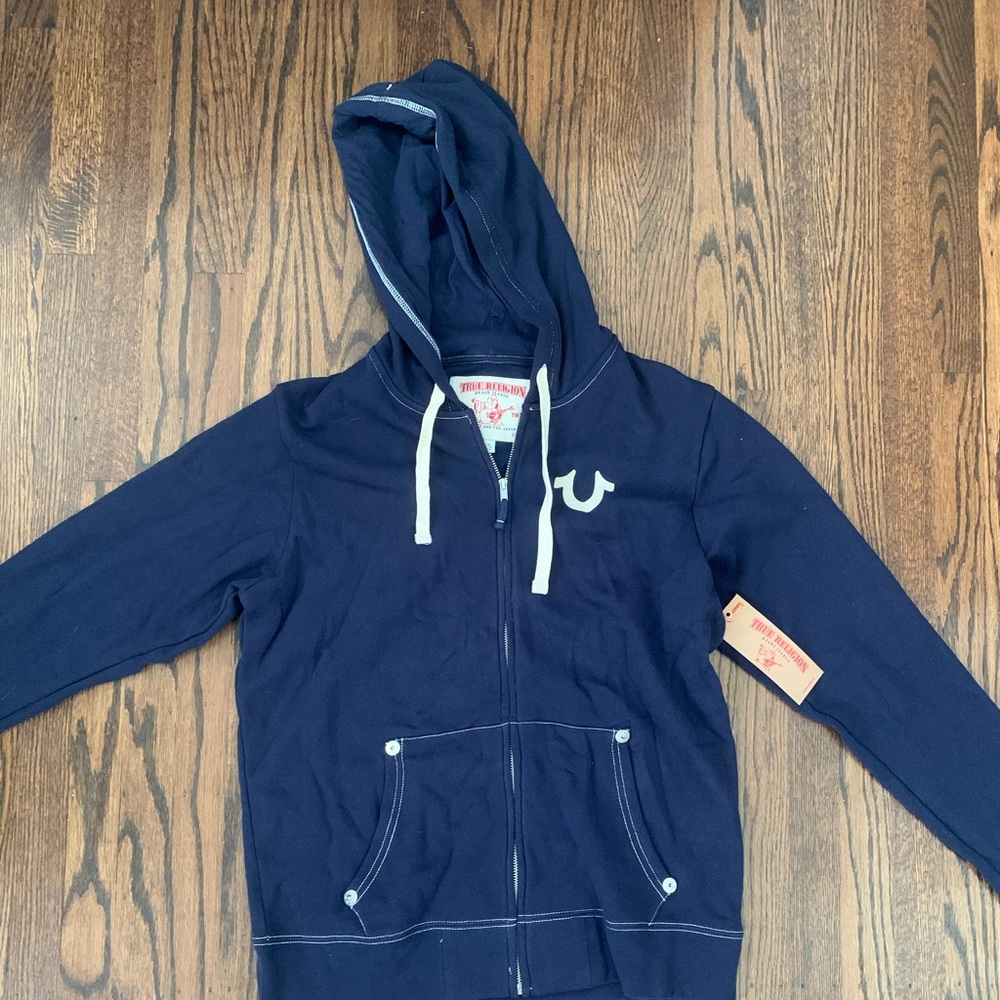 Navy true religion jacket